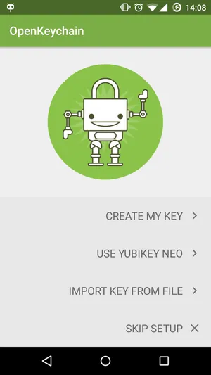 OpenKeychain Easy PGP